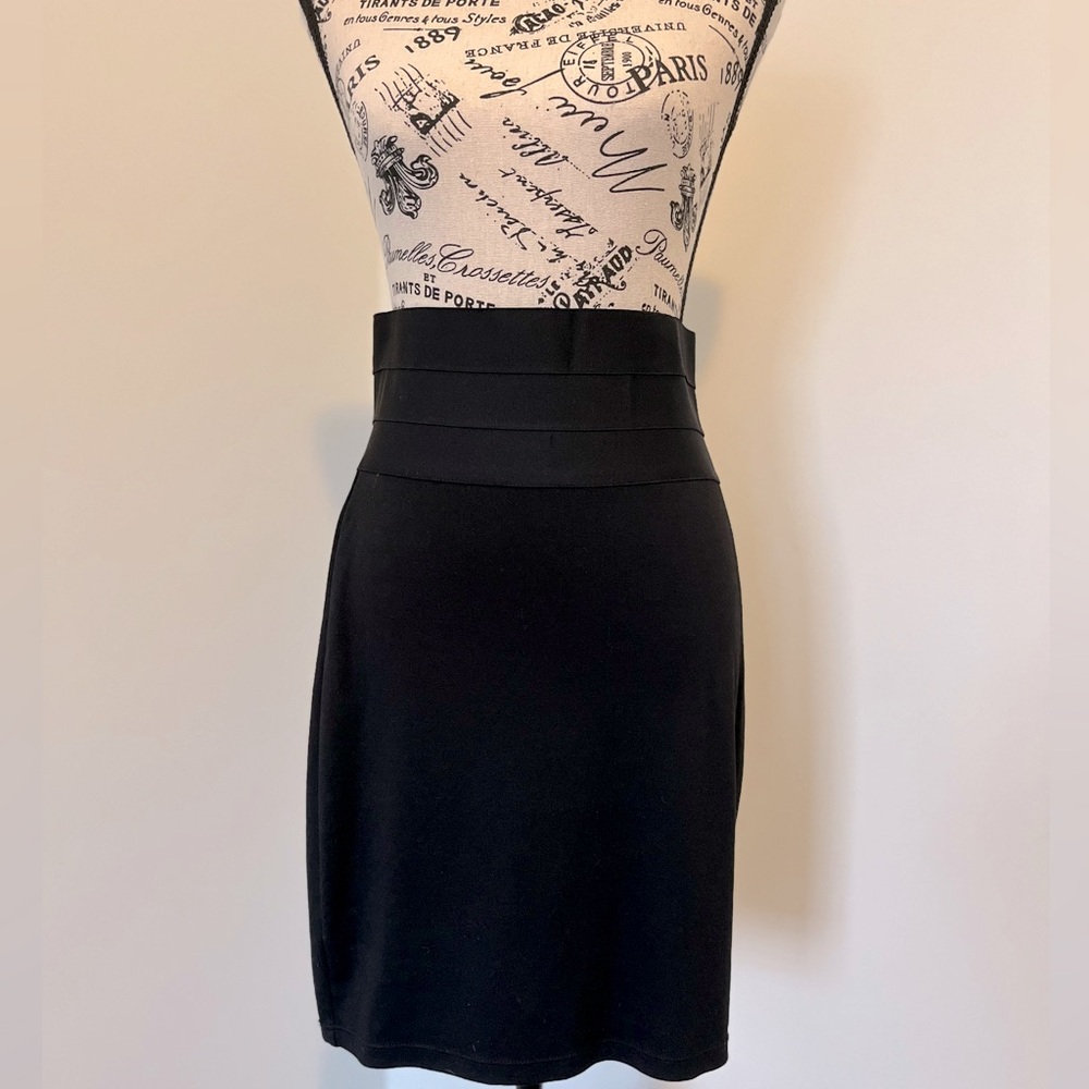 Women’s fitted Max Studio black skirt